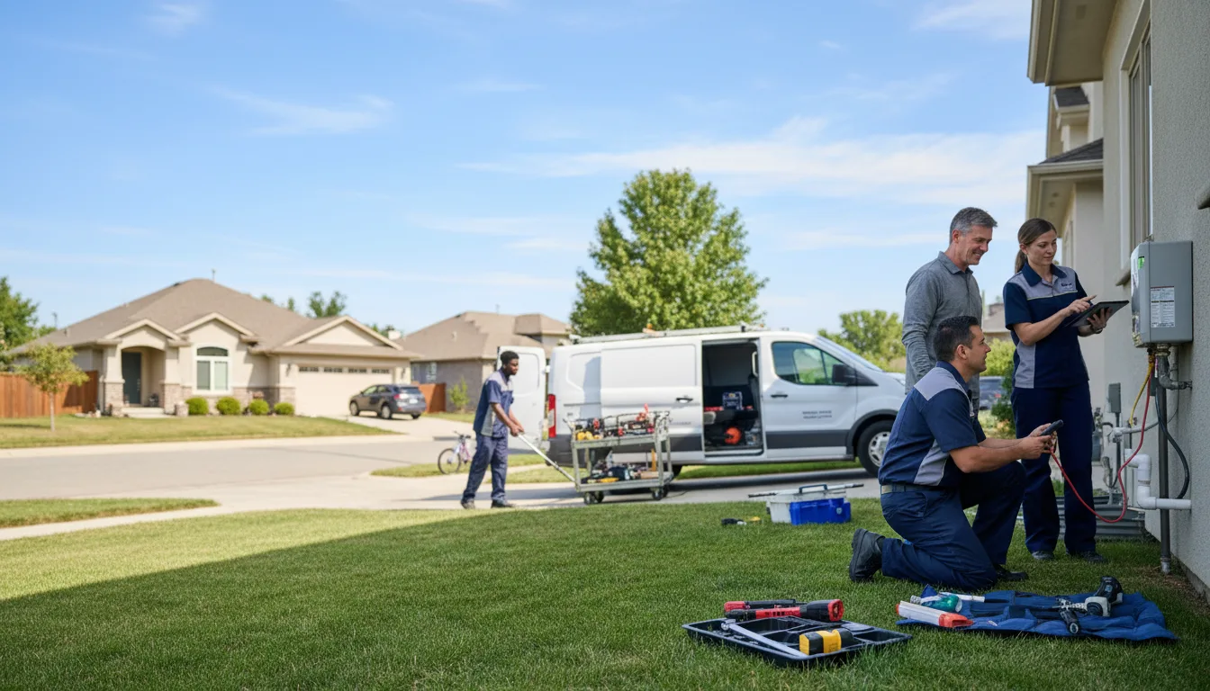 Tankless water heater service in Edroy, TX